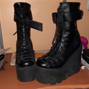 DollsKill/Current Mood Black Traitor Boots